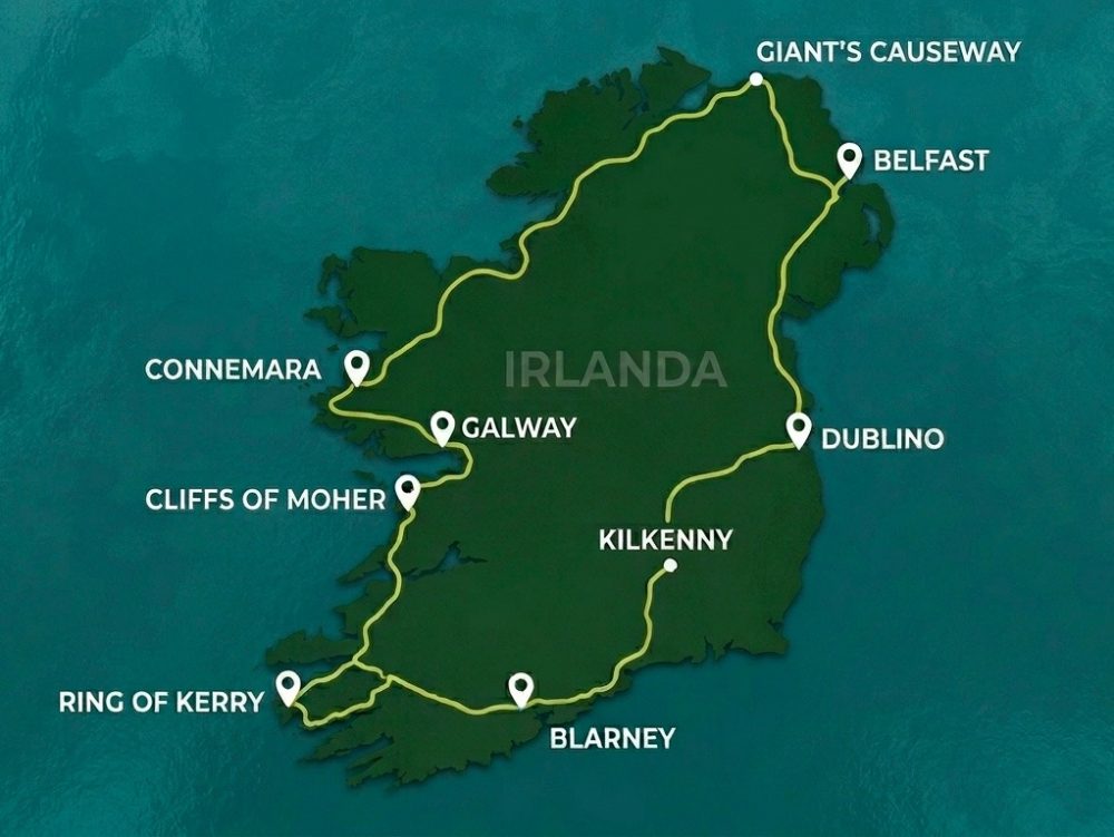 Cartina Irlanda